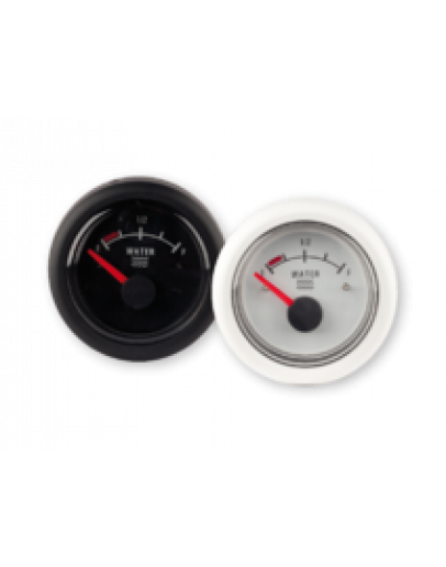 Fuel gauge 12V black