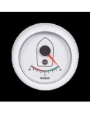 Rudder gauge 12/24V black