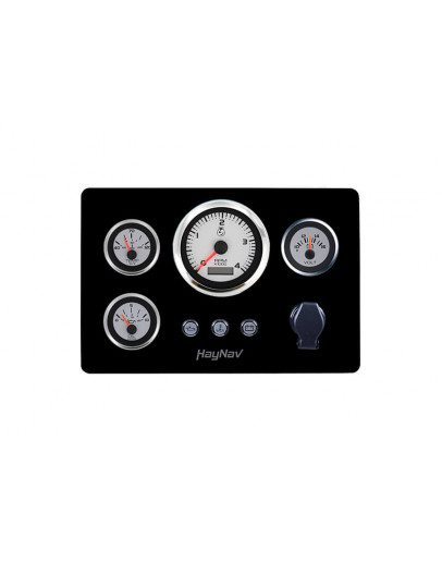 Engine panel type NAV White: tacho with digital hour.