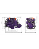  Marine Diesel Engine HAYNAV MARINE HM4.83