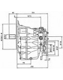 Gearbox TMC 345 R=2.00
